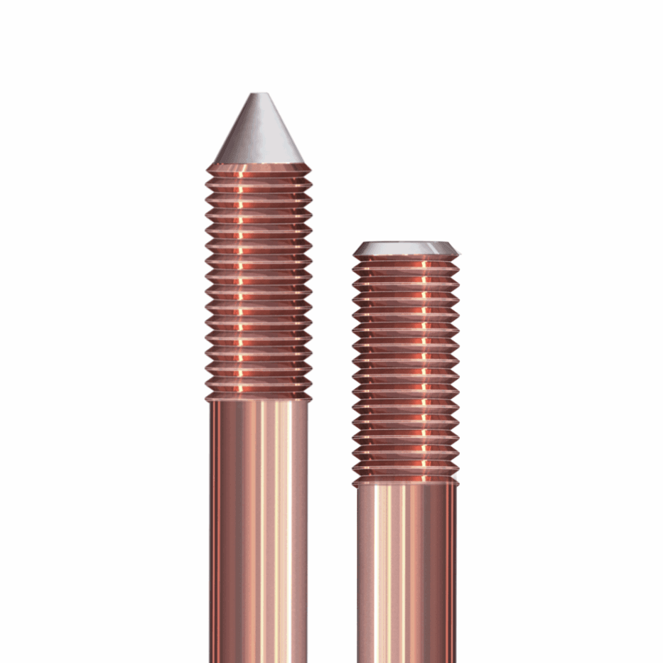 Haste de Aterramento 5/8 e 3/4 Alta Camada 254 Microns IHP - Prolongável 